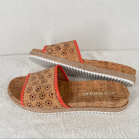 Jack Rogers 8.5 Slip-On Shoes Sandal Laser Cut New - Picture 6 of 8